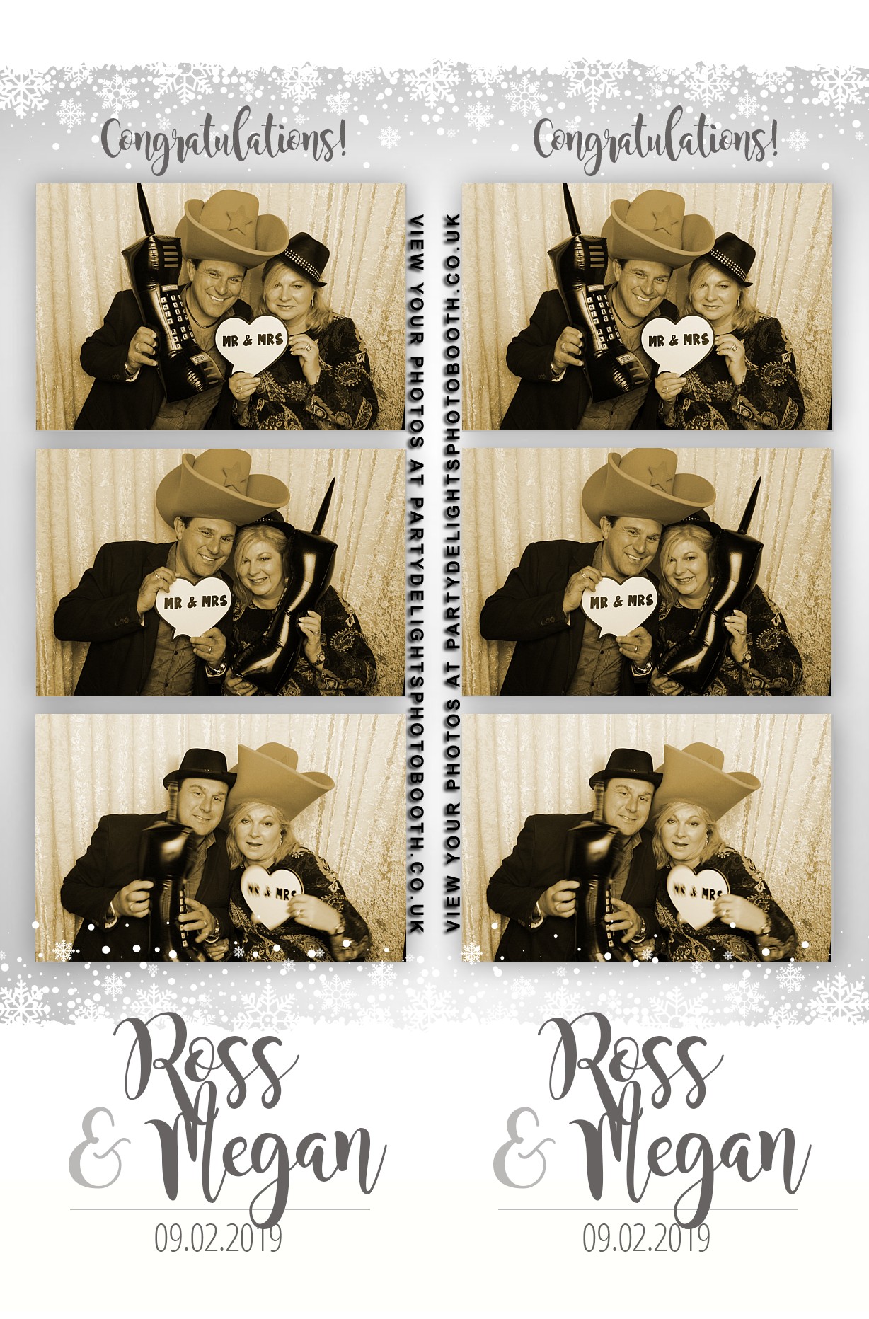 Ross and Megan’s Wedding - Prints | View more photos from the event at gallery.partydelightsphotobooth.co.uk/u/PartyDelightsPhotoBooth/Ross-and-Megan’s-Wedding-Prints